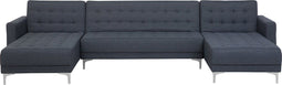 ABERDEEN - Bank U-vormig - Donkergrijs - 5 persoons - Polyester