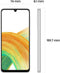 Samsung Galaxy A33 - Smartphone - 128GB opslag - Wit