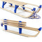 VT Sport - Opvouwbare Houten Slee Davos - 110 cm - Inclusief Trektouw - Made in EU