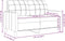 vidaXL - Tweezitsbank - 120 - cm - fluweel - roze