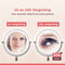 Fraay® Make Up Spiegel - 10x Vergroting - LED Verlichting - Zwart
