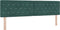vidaXL - Hoofdbord - met - Kristallen - Knopen - Donkergroen - 180 - cm - Velvet