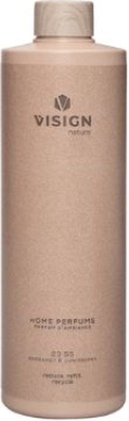 Visign Nature Huisparfum Navulling - Roomspray - Huis parfum - Fris & Warme noten geur - Het is Vijf voor Twaalf - 500 ml