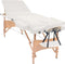vidaXL - Massagetafel - inklapbaar - 3 - zones - 10 - cm - dik - wit