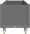 vidaXL - Plantenbak - met - wielen - 160x50x54 - cm - polypropeen - lichtgrijs