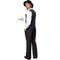 Charleston gentleman kostuum - heren kostuumset - zwart/wit - maat S