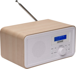 Denver DAB-30 - DAB+ / FM Radio - 40 Voorkeuzezenders - Bruin