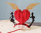 Valentijnskaart 3D Pop-up - Set van 4