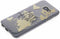 Hoesje Geschikt voor Samsung Galaxy A5 (2017) Hoesje Siliconen - Design Backcover siliconen - Goud / Transparant / Quote World Map