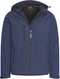 Cappuccino Italia Softshell Hood Jacket - Heren Outdoorjas - Ademend - Navy