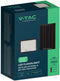 V-TAC VT-204W - Zonne-energie schijnwerper - 200W 1700 Lumen IP65 - Zwart