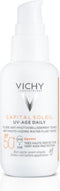 Vichy Capital Soleil UV-Age Daily SPF50+ Getint - Zonnefluide Dagelijkse Bescherming - Gezicht - iacinamide (Vitamine B3) en Peptiden - 40ml