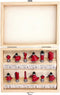 WELLCUT WC-RB12 TCT FREZENSET | IN HOUTEN KIST | 12-DELIG