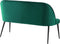 OSBY - Tweezitsbank - Donkergroen - Fluweel