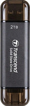 Transcend ESD310 - Draagbare SSD 2TB - 10 Gbps - Zwart