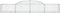 vidaXL - Schanskorven - 5 - st - gewelfd - 300x50x40/60 - cm - gegalvaniseerd - ijzer