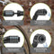 Happygetfit - Fietsslot Cijferslot Stalen Ketting antidiefstal | Combinatieslot met Code: Fiets Scooterslot Motorslot Kettingslot Slot met Cijfers Diefstalbeveiliging Veilig Sterk 90cm lang Volwassen Kind Hek Poort