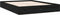 vidaXL - Bedframe - massief - hout - zwart - 140x190 - cm