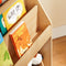 SoBuy KMB01-N - Boekenplank - 3 Opbergvakken - Naturel