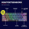 Trust GXT 867 Acira - 60% Mini Mechanisch Gaming Toetsenbord - RGB Verlichting - Zwart
