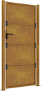 vidaXL - Poort - 105x180 - cm - cortenstaal