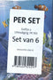 Uitnodigingen Dolfijn 2 PK 933 - set van 6