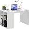 FMD Bureau met zijschappen 117x72,9x73,5 cm wit