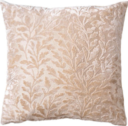 Dutch Decor TWIG - Kussenhoes velvet 45x45 cm Pumice Stone - beige - met rits
