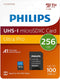 Philips FM25MP65B/00 - Micro SDXC Card UHS-I U3 256GB - 100MB/s Lezen 80MB/s Schrijven