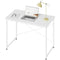 Woltu Bureau met Metaal Frame - Wit - 100 x 50 x 75 cm