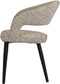 Pole to Pole - Tusk stoel - Tweed boucle - Coco - Brandvertragend