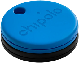 Chipolo One - Bluetooth Tracker - Geluid en locatie registratie - Zwart/Blauw (2 stuks)