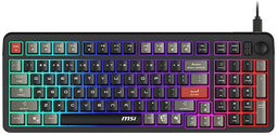 MSI Forge GK110 - Toetsenbord - Membraan - RGB-verlichting - Qwerty US