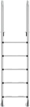 vidaXL Zwembadladder 54x38x211 cm 304 roestvrij staal