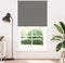vidaXL - Rolgordijn - verduisterend - 140x230 - cm - stofbreedte - 136,6 - cm - grijs