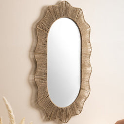 Atmosphera Spiegel Noémie ovaal 91x61cm - Beige