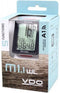 VDO M1 WL A1 -Fietscomputer - Draadloos - Analoog - Zwart/Rood