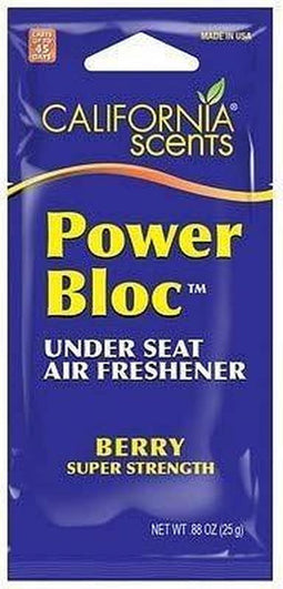 Auto luchtverfrisser California Scents Power Bloc Berry Aardbei