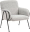 TRYSNES - Fauteuil - Zwart/Wit - Polyester