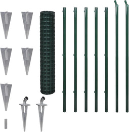 vidaXL - Euro - hek - 10x1,7 - m - groen