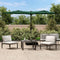 vidaXL - Parasol - dubbel - dak - 316x240 - cm - groen