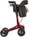 Celeste Carbon Rollator - Ultra Lichtgewicht 5,3 kg - Dempingsbanden - Rood