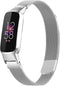 iMoshion Bandje Geschikt voor Fitbit Luxe Maat S - iMoshion Milanees magnetische band - Zilver