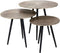 Richmond Interiors Salontafel Vittorio set van 3 champagne gold (Champagne gold)