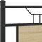 vidaXL - Bedframe - zonder - matras - hout - sonoma - eikenkleurig - 140x190 - cm
