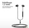 imoshion Bedrade Oordopjes met AUX / 3,5 mm Jack Aansluiting - In-Ear Oortjes met Draad - Zwart