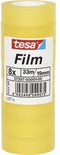 tesa 57207-00001-01 tesafilm Standard Transparant (l x b) 33 m x 19 mm 8 stuk(s)