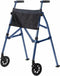 Looprek met 2 wielen - blauw - Fold N Go