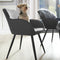 Tectake Eetkamerstoel Marilyn - Gestoffeerd - Ergonomisch - Creme (2 stuks)