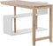Bureau verstelbaar lichtbruin/wit 120 x 45 cm CHANDLER